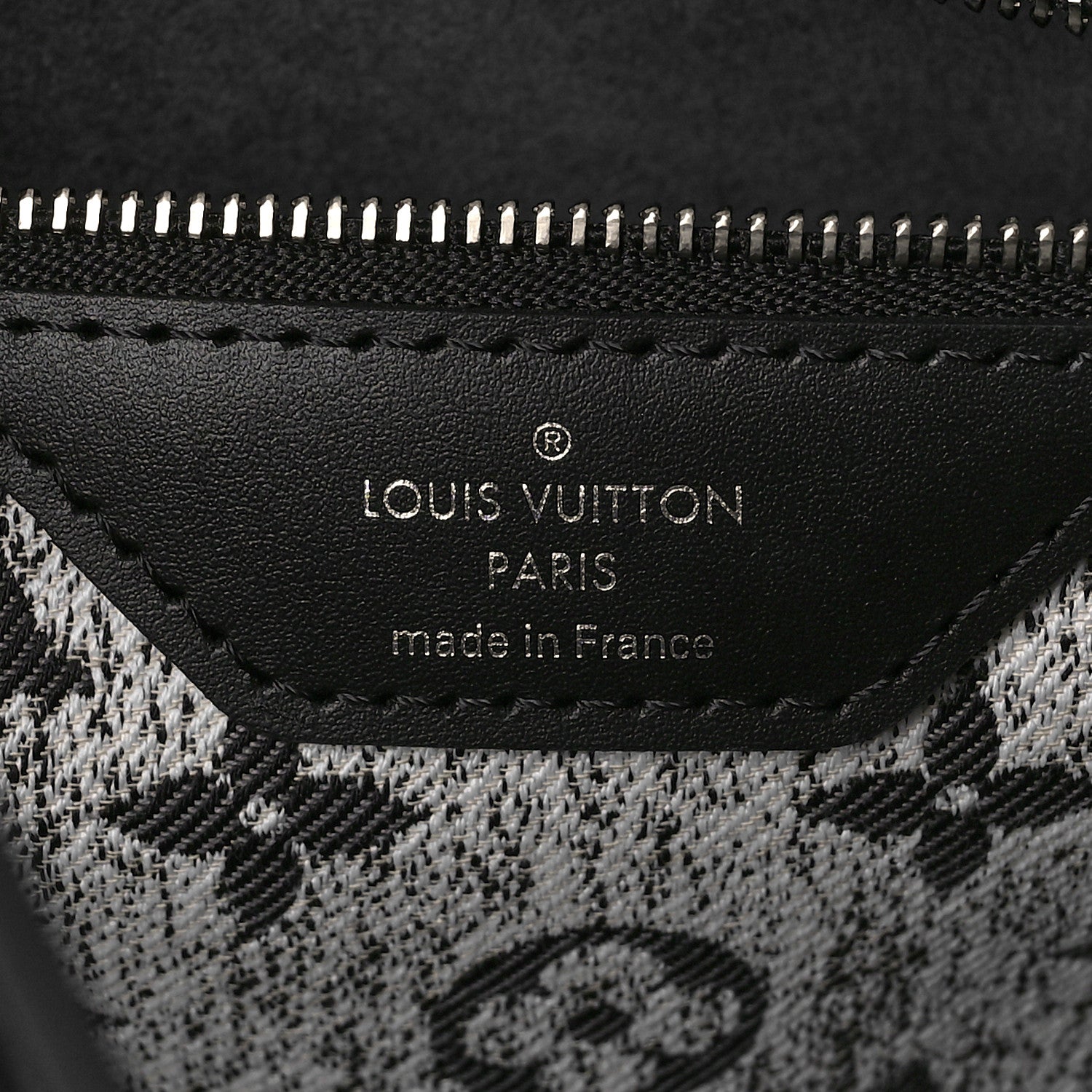 Louis Vuitton Denim Monogram Jacquard Neverfull MM Grey 7 of 9