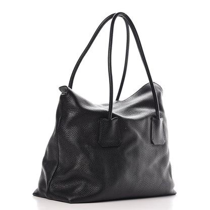 Burberry London Grainy Calfskin Medium Baynard Tote Black 3 of 16