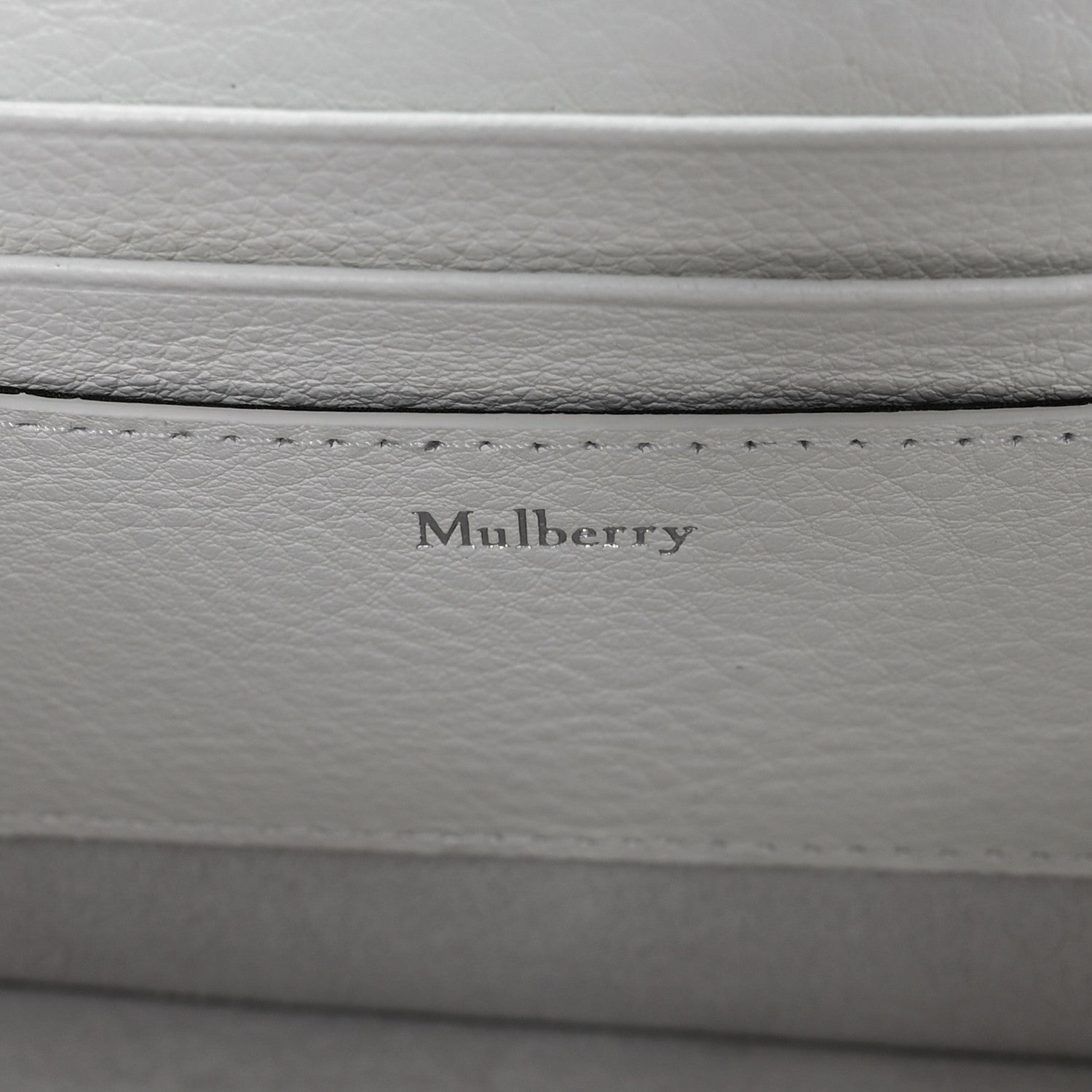 Mulberry MULBERRY Small Classic Grain Amberley Top Handle Crossbody White 6 of 7
