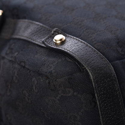 Gucci Monogram Medium Abbey Shoulder Bag Black 11 of 12