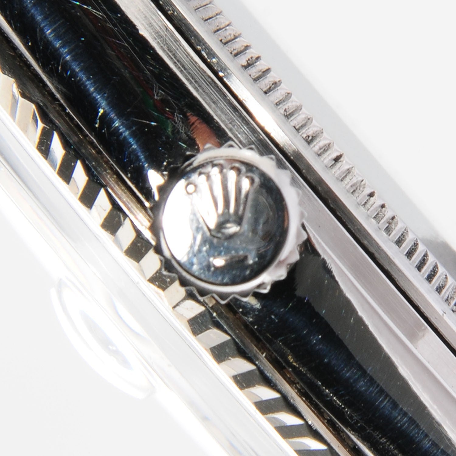 Rolex Stainless Steel 18K White Gold 36mm Oyster Perpetual Datejust Watch Silver 16014 6 of 7