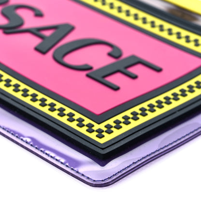 Versace Vinyl Rubber Calfskin 90s Logo Pouch Multicolor 8 of 8