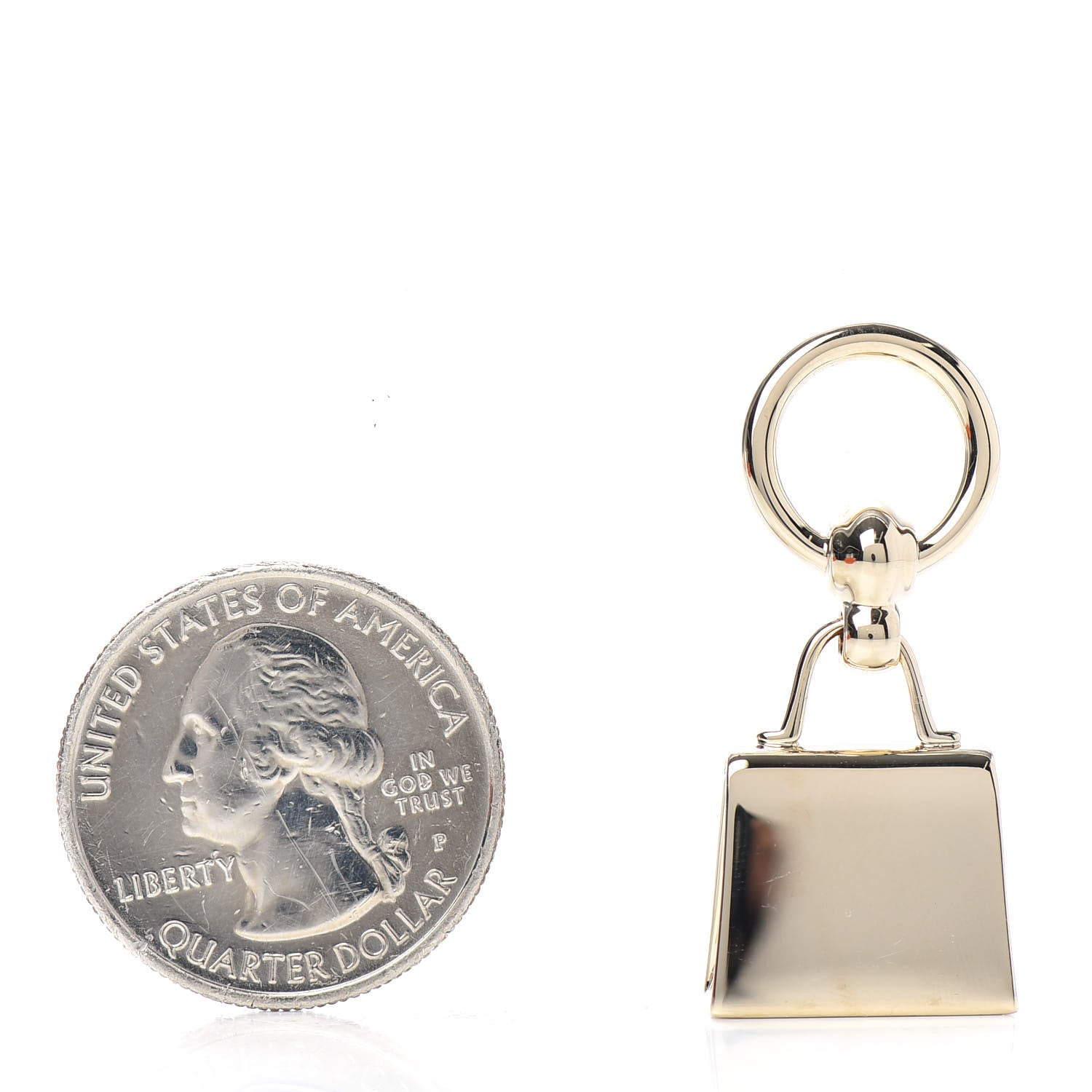 Hermes Permabrass Mini Kelly Twilly Ring 2 of 3