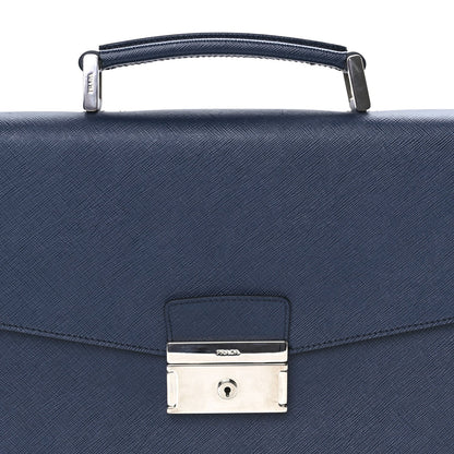 Prada Saffiano Briefcase  Baltico 2 of 6