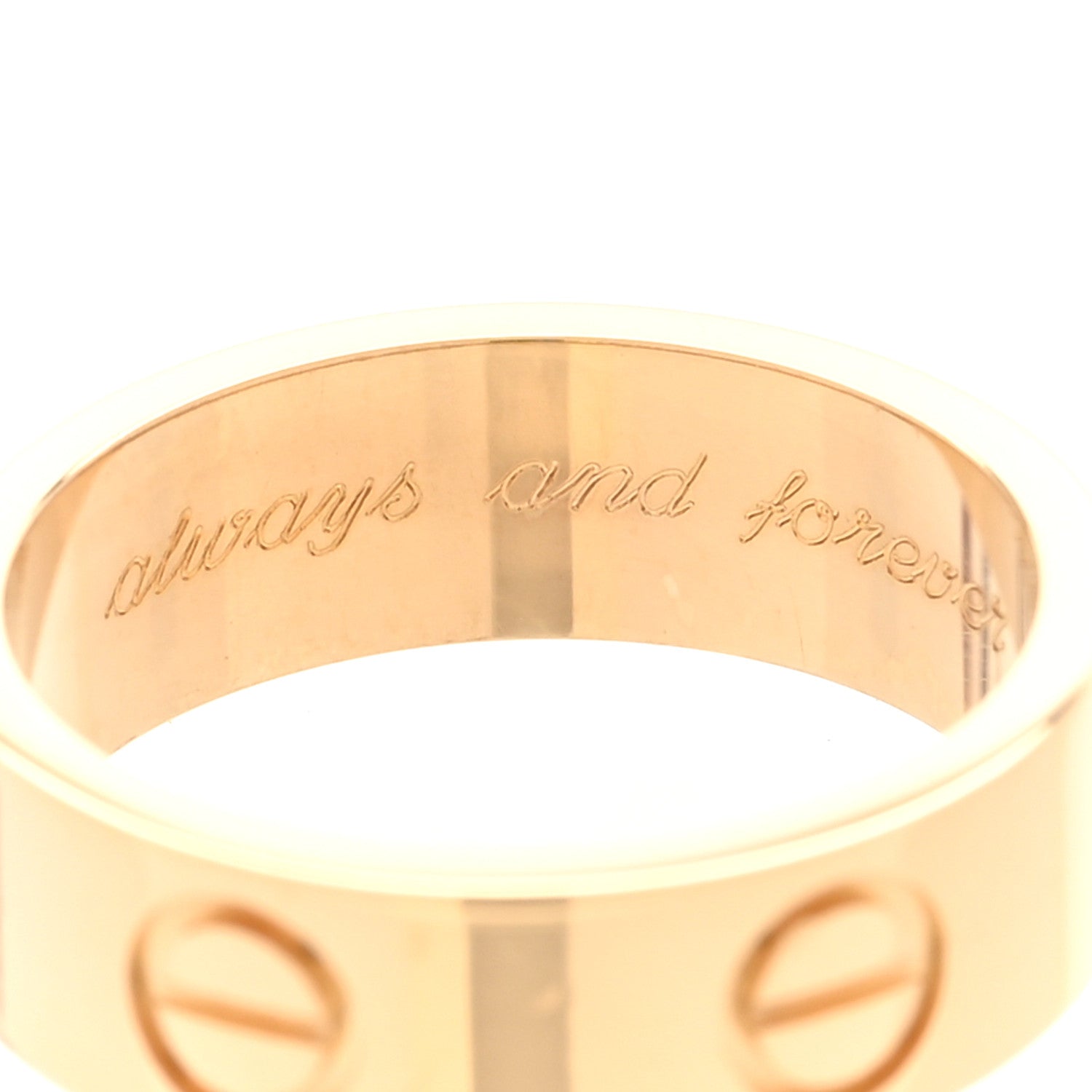 Cartier 18K Yellow Gold 5.5mm LOVE Ring 49 4.75 5 of 6