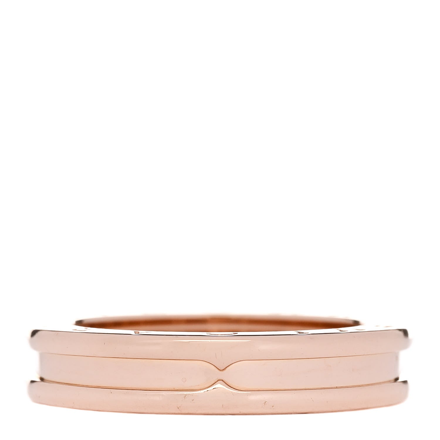 Bulgari 18K Rose Gold B.Zero1 One-Band Ring 57 8 1 of 7