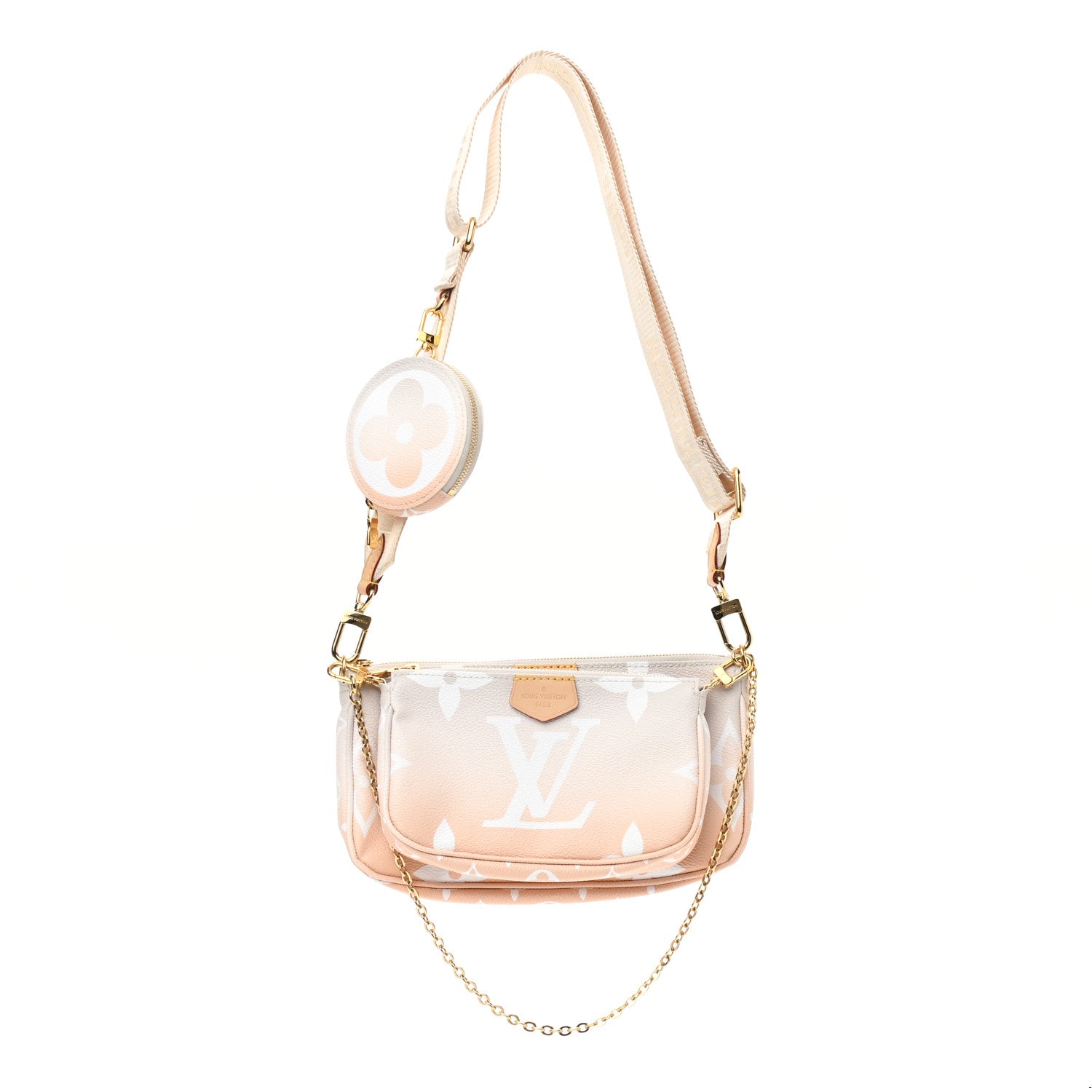 Louis Vuitton Monogram Giant By The Pool Multi Pochette Accessories Brume 1 of 11