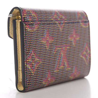 Louis Vuitton Monogram LV Pop Zoe Wallet Rose 2 of 7