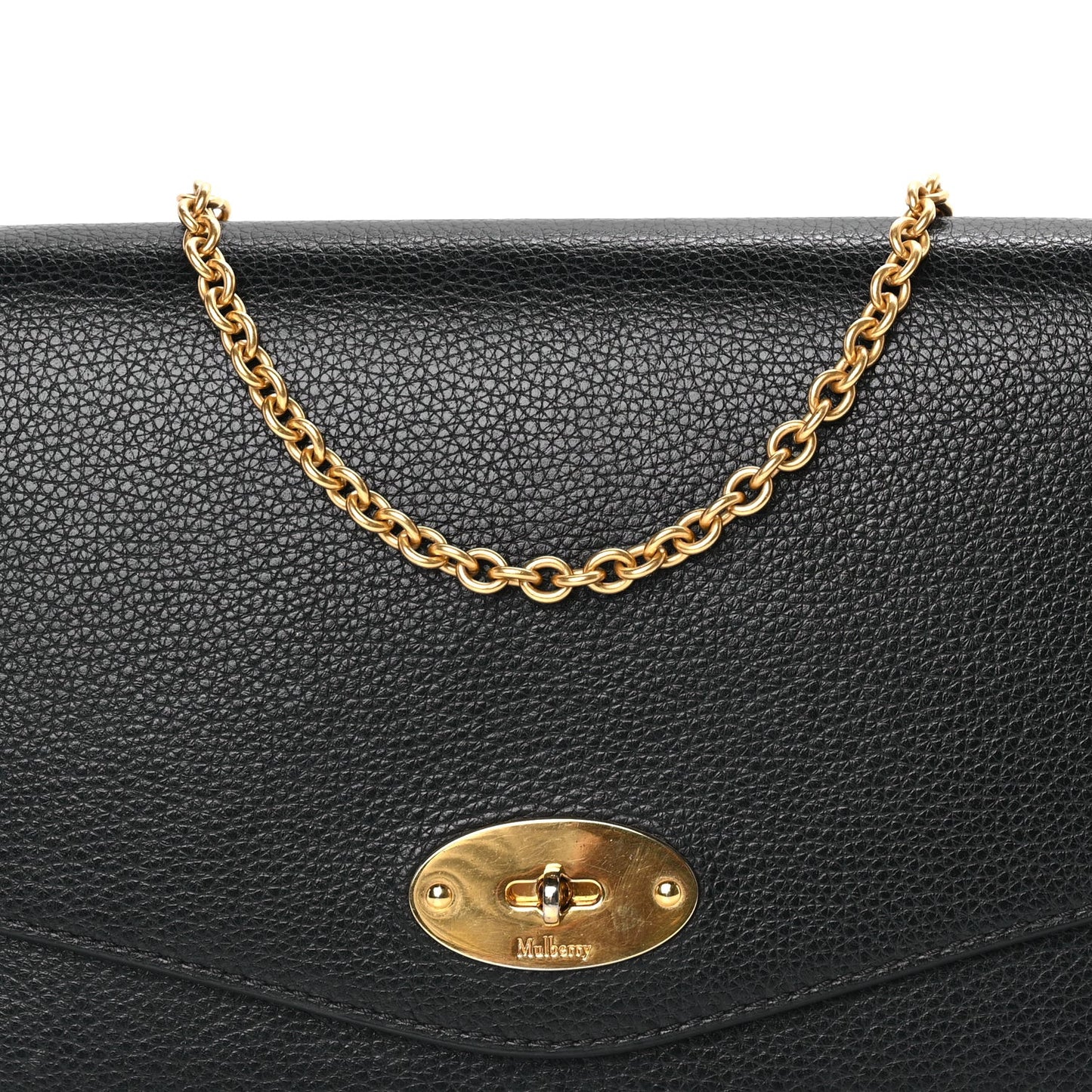 Small Classic Grain Calfskin Medium Darley  Black
