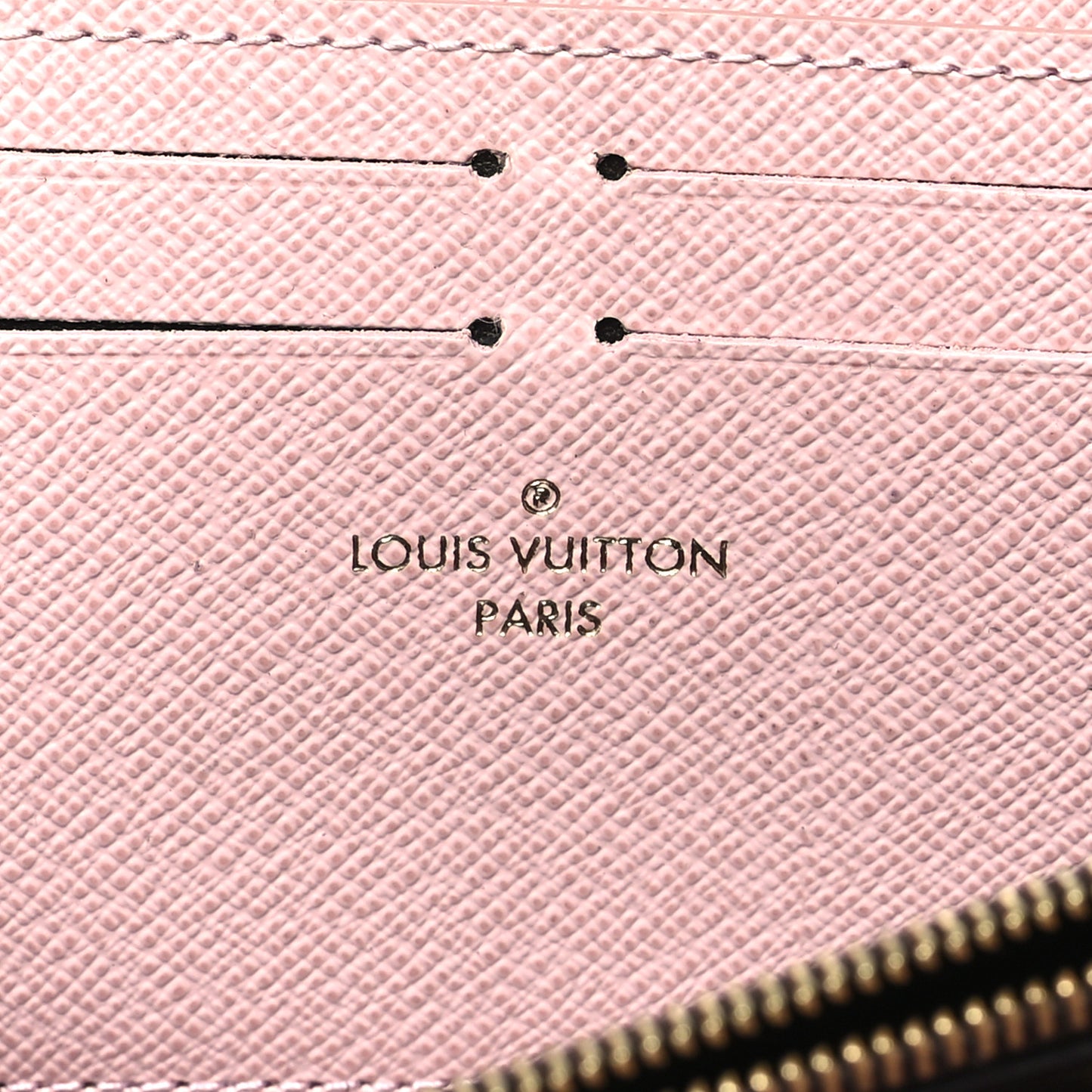 Monogram Clemence Wallet Rose Ballerine