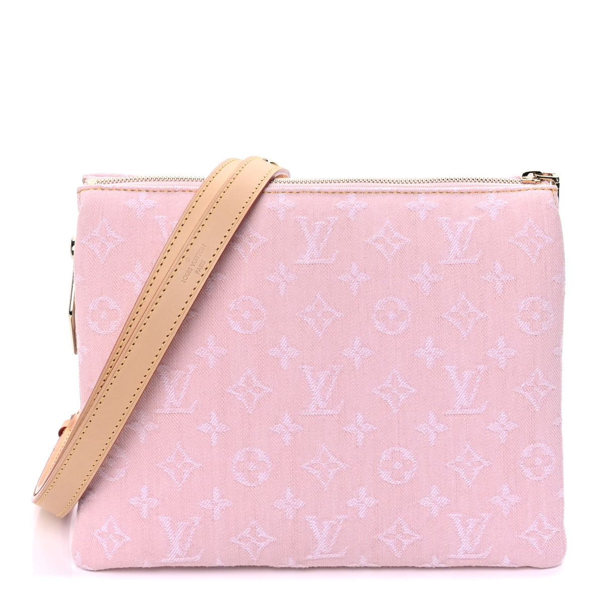 Monogram Denim Coussin PM Pink