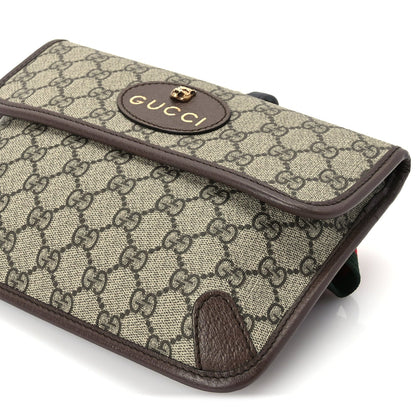 Gucci GG Supreme Monogram Neo Vintage Web Belt Bag  Brown 8 of 8