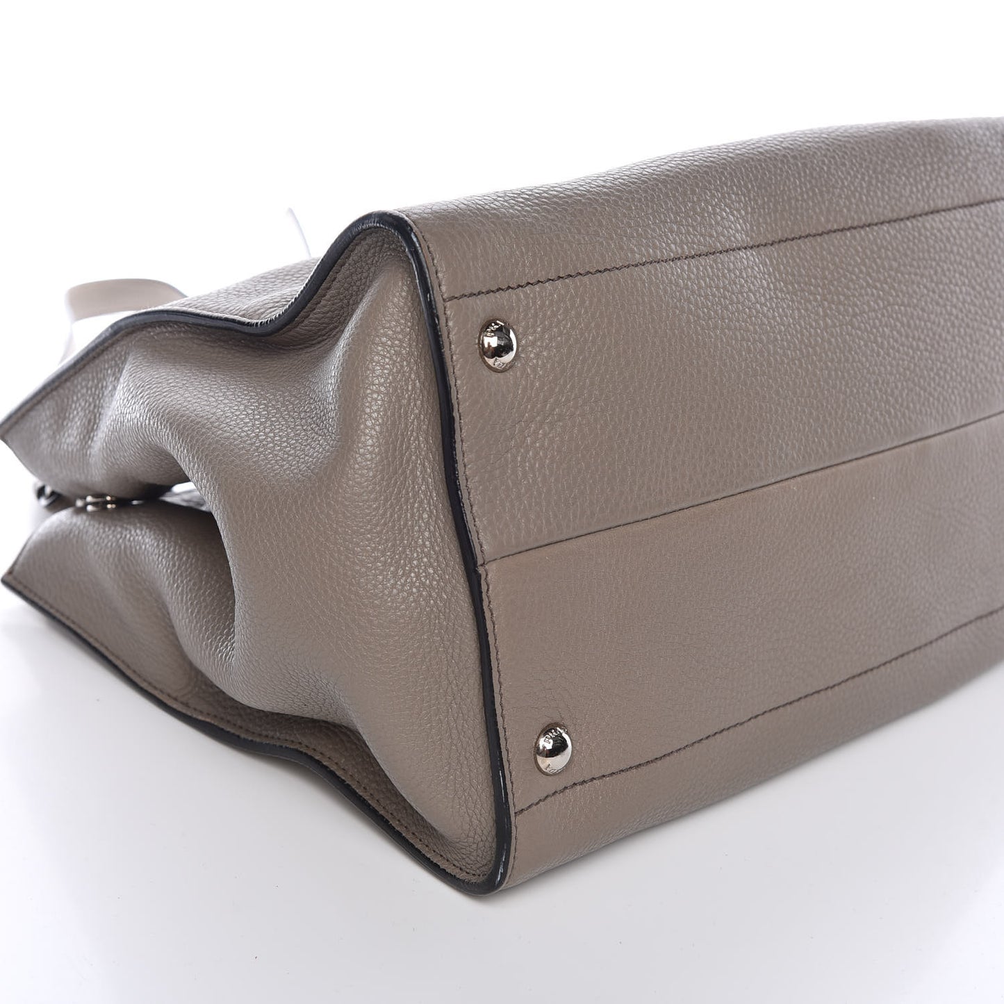 Vitello Daino Shopping Tote Argilla