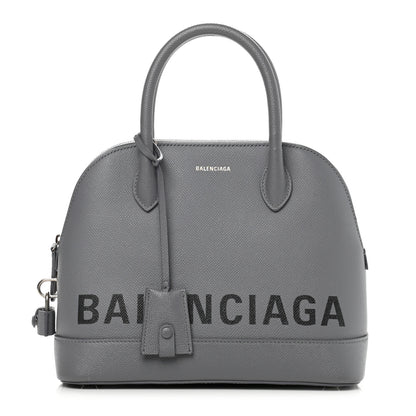 Balenciaga Grained Calfskin S Ville Top Handle Bag Gris Glace 1 of 14