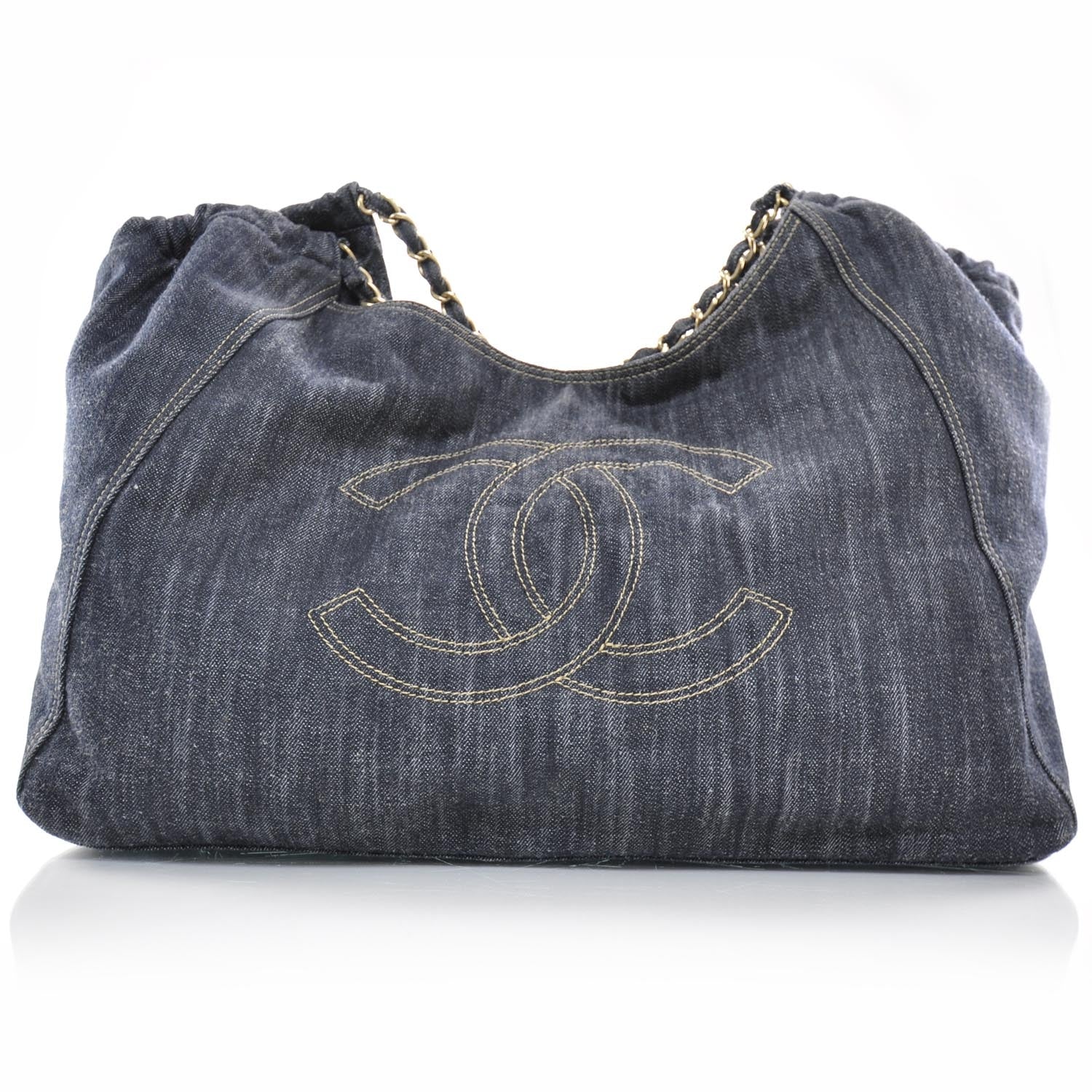 Chanel Denim XL Coco Cabas Tote Blue 1 of 10