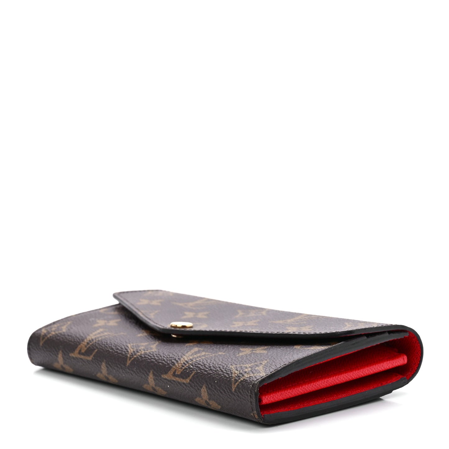 Monogram Sarah Wallet NM Coquelicot