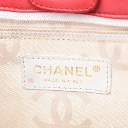 Chanel Patent CC Logo Tote Dark Pink 6 of 15