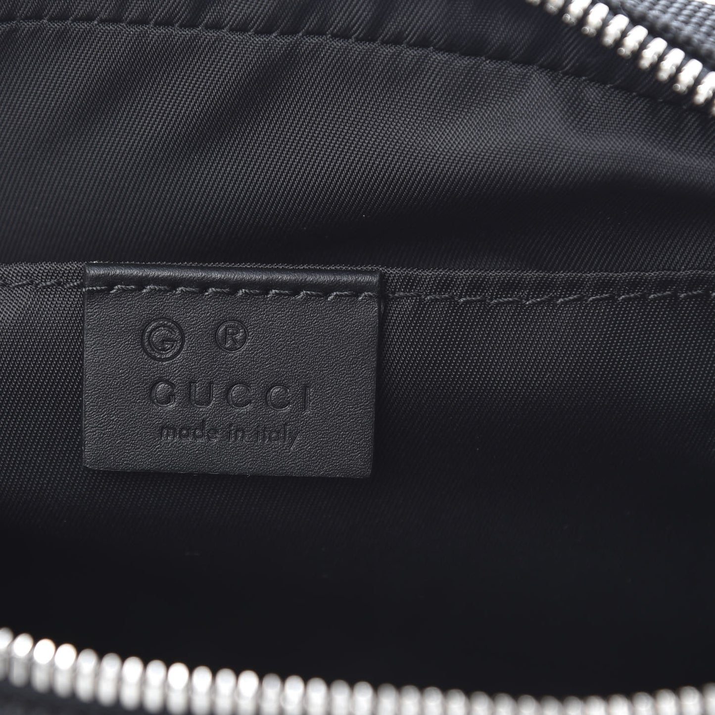 Canvas Web Slim Belt Bag Black