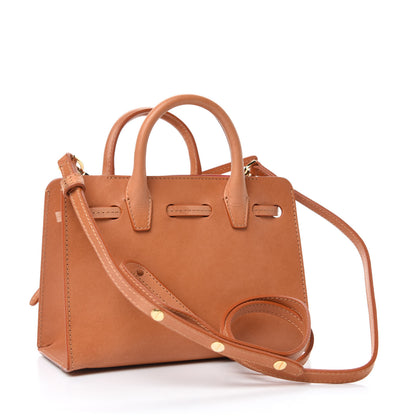 Mansur Gavriel Calfskin Mini Mini Sun Bag Cammello Dolly 3 of 8