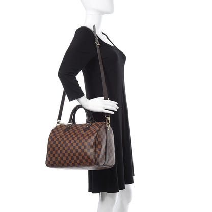 Louis Vuitton Damier Ebene Speedy Bandouliere 30 2 of 13