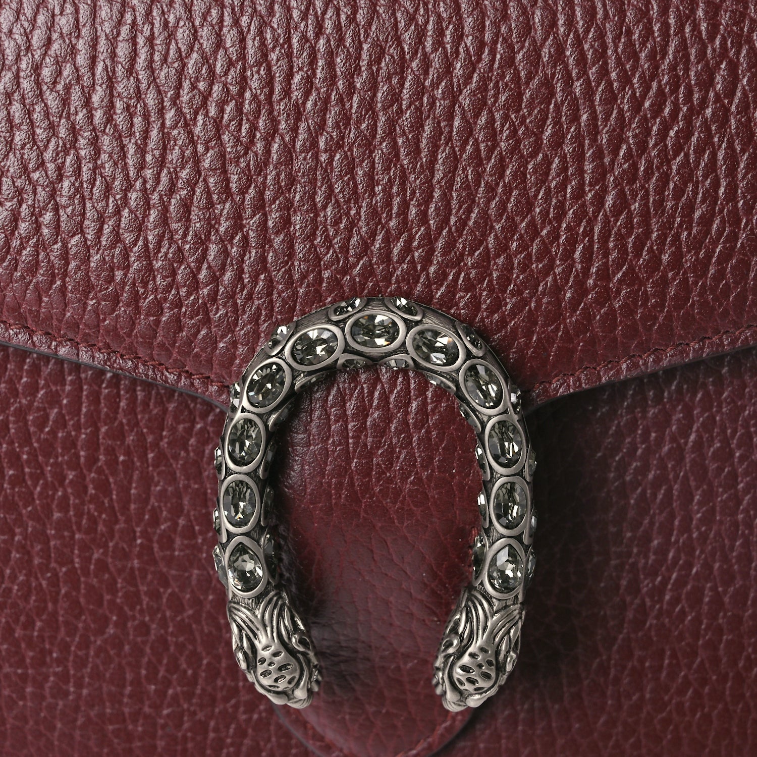 Gucci GUCCI Dollar Calfskin Crystal Mini Dionysus Chain Wallet Vintage Bordeaux Vintage Bordeaux 5 of 8