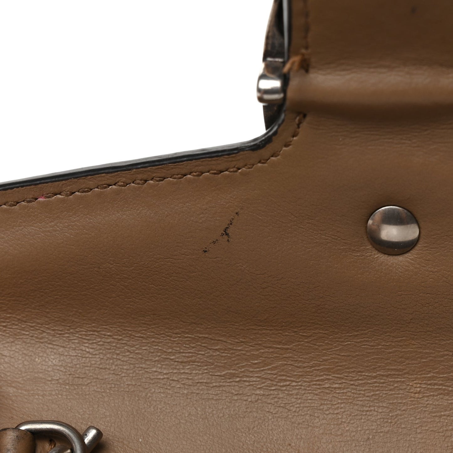 GG Supreme Monogram Super Mini Dionysus Shoulder Bag Taupe