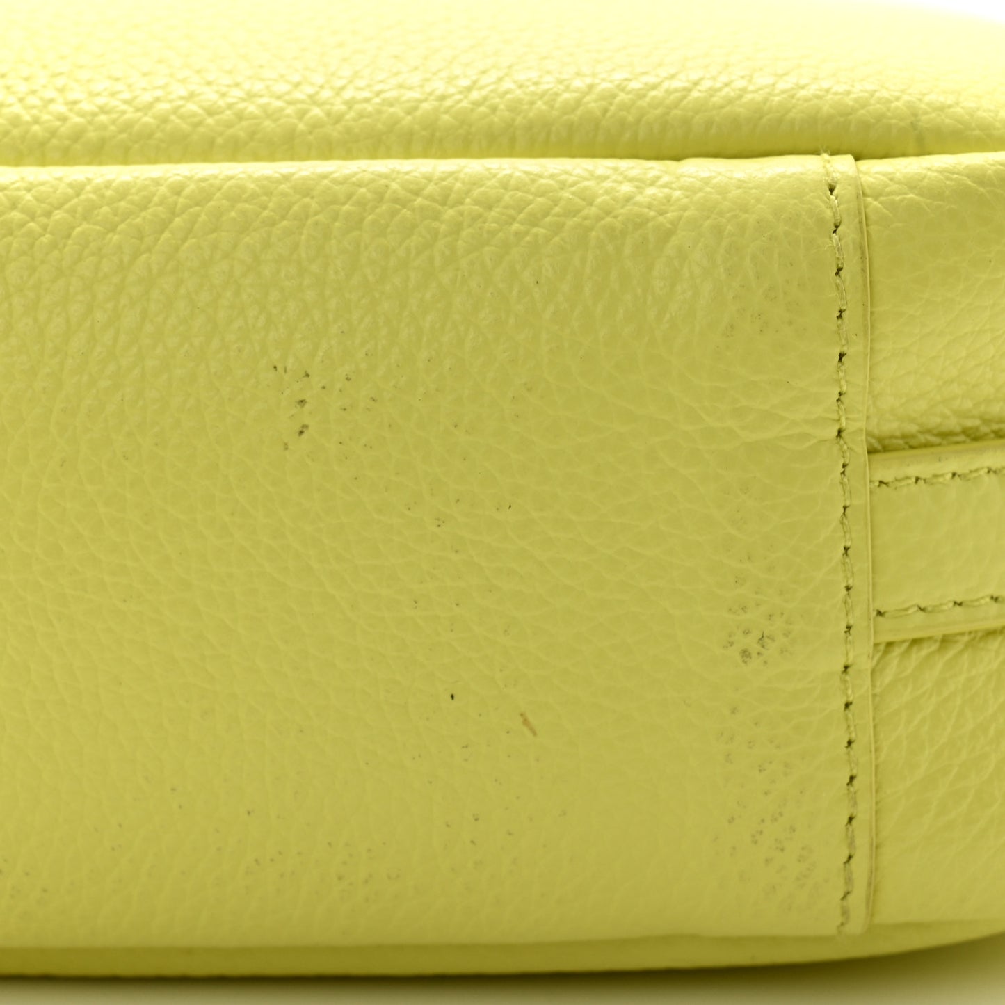 Calfskin Logo M Everyday Camera Bag Lime