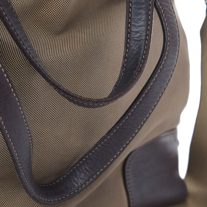 Prada Jacquard Logo Tote Corda Moro 16 of 20