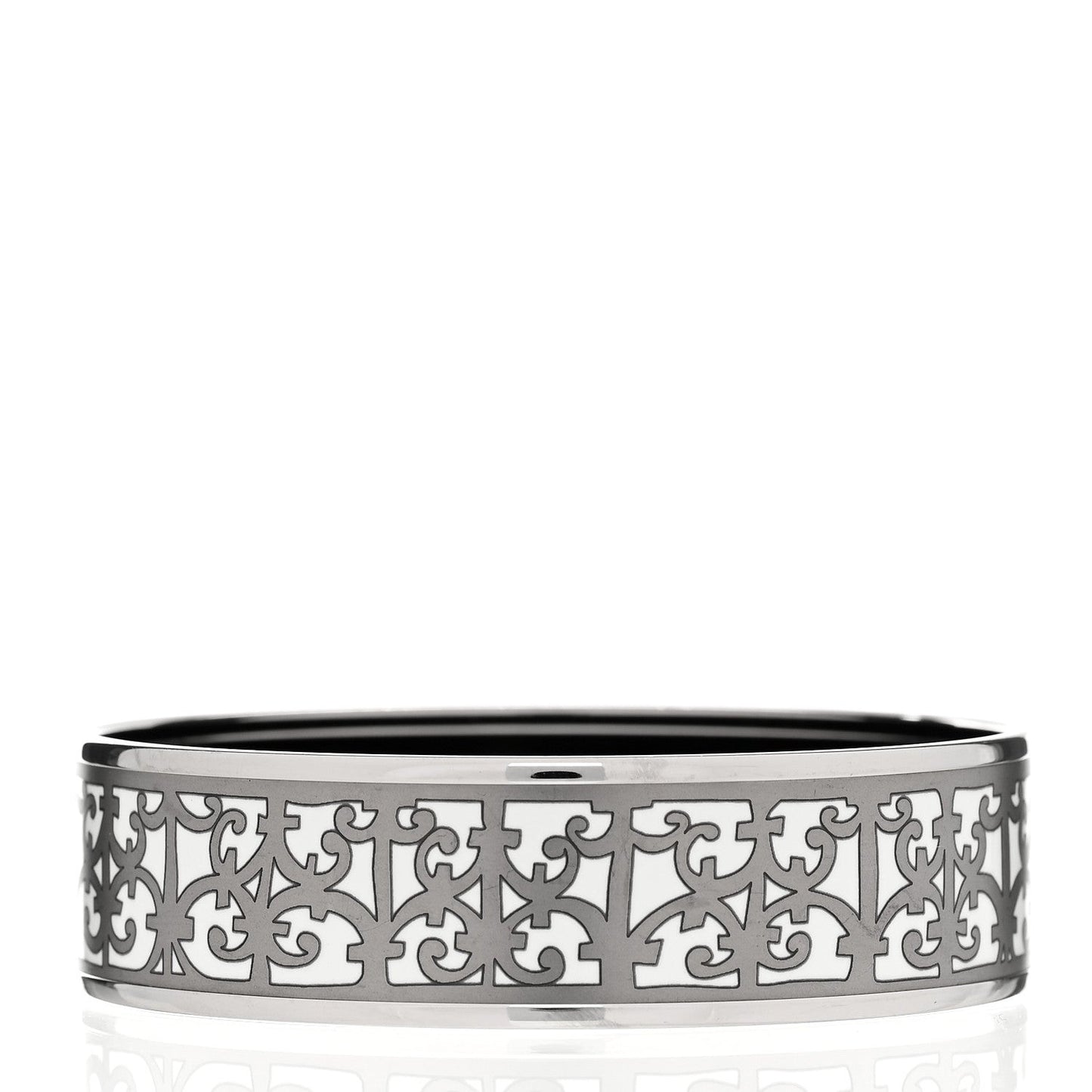 Enamel Printed Wide Balcons du Guadalquivir Bracelet 70 Silver