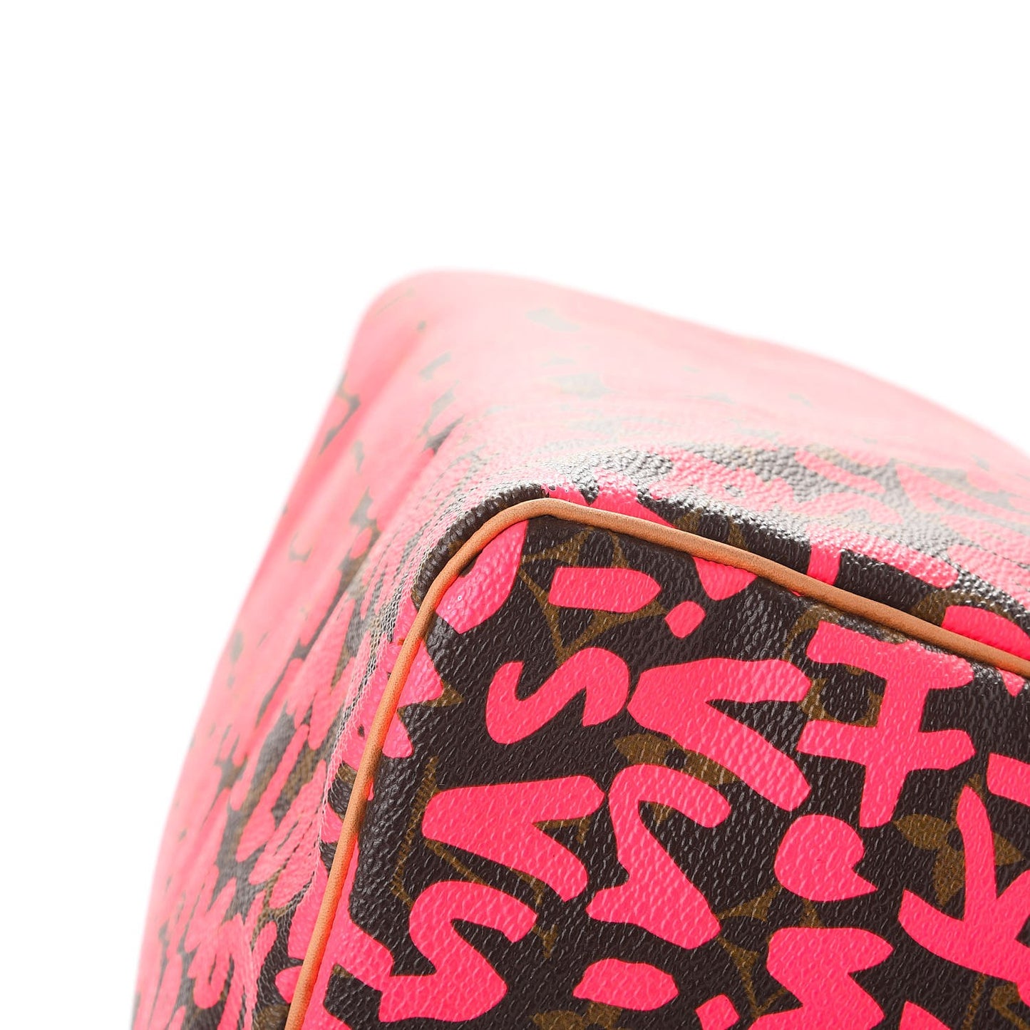 Monogram Graffiti Speedy 30 Fuchsia