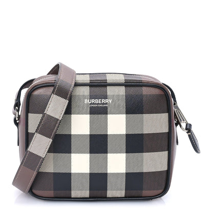 Burberry Canvas Check Crossbody Bag  Birch Brown 1 of 7