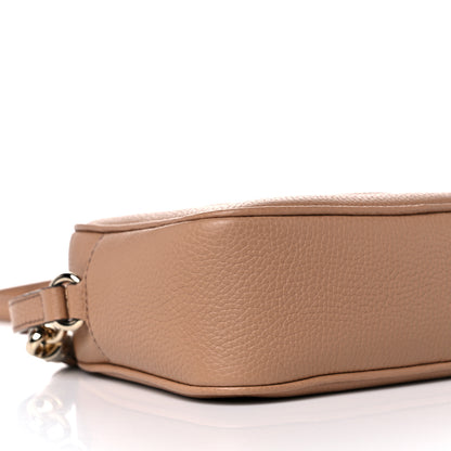 Gucci Pebbled Calfskin Small Soho Disco Bag Camelia 9 of 10