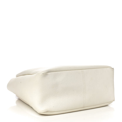 Prada Vitello Daino Dynamique Tote White Caramel 4 of 13