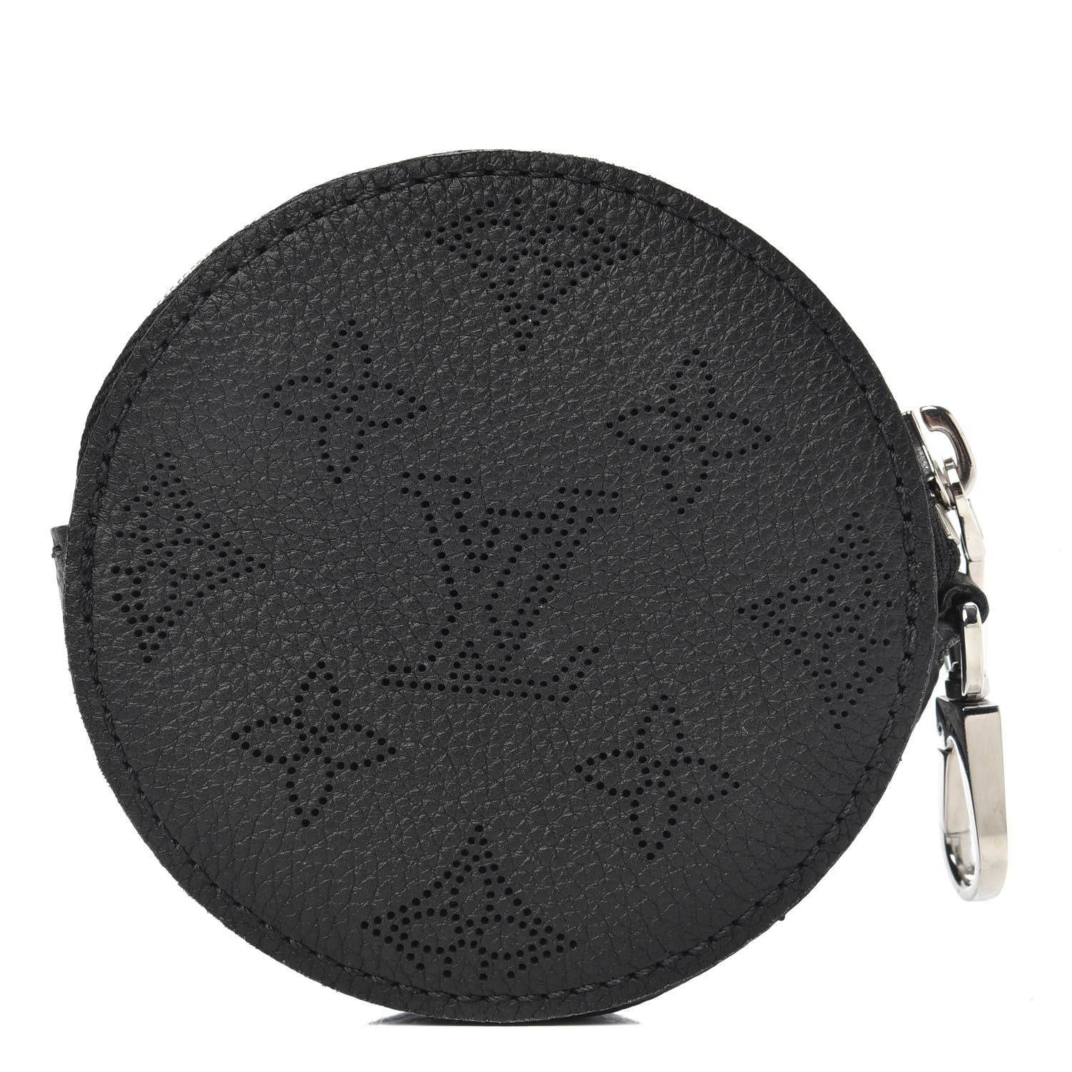 Louis Vuitton Mahina Round Coin Purse Black 1 of 7