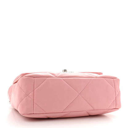 Chanel Lambskin Quilted Medium Chanel 19 Flap Light Pink 4 of 12