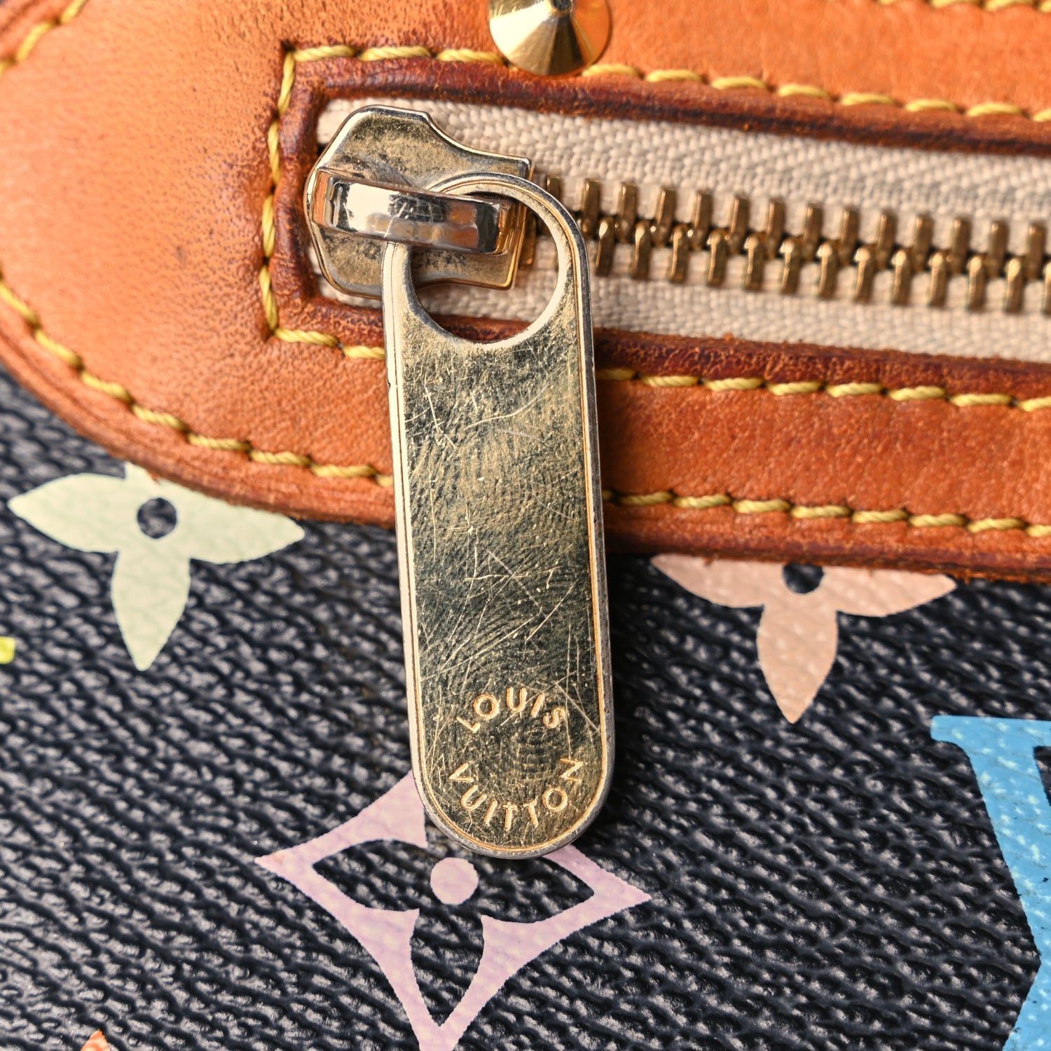 Louis Vuitton Monogram Multicolor Boulogne Black 5 of 8