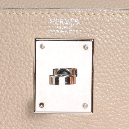 Hermes Taurillon Clemence Kelly Retourne 28 Gris Tourterelle 8 of 10
