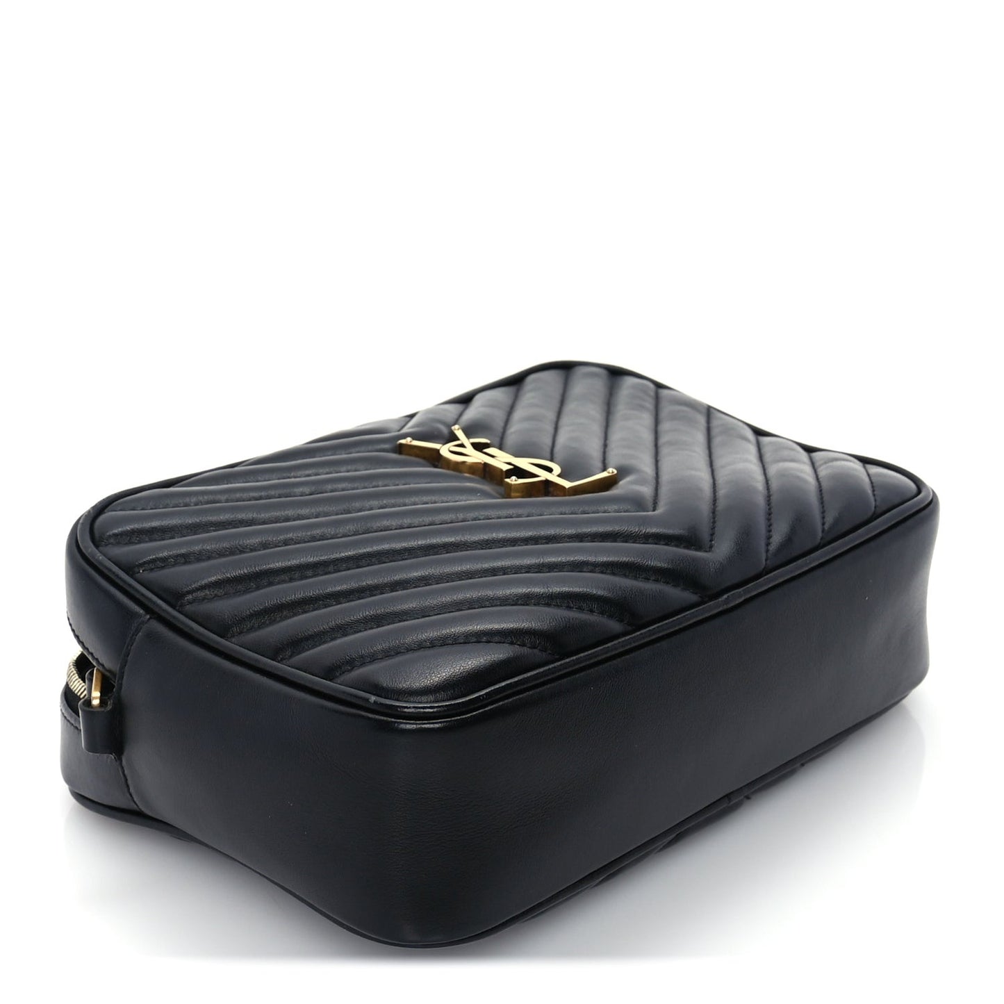 Calfskin Matelasse Monogram Lou Camera Bag  Black