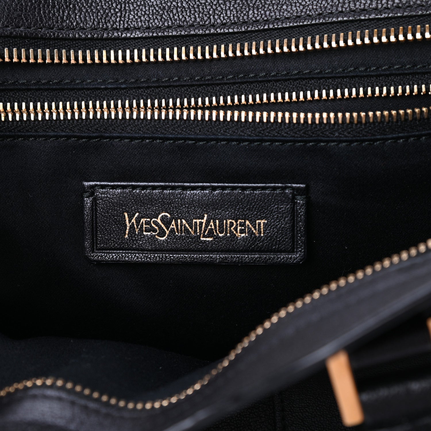 Saint Laurent Sheepskin Small Cabas ChYc Black 6 of 8