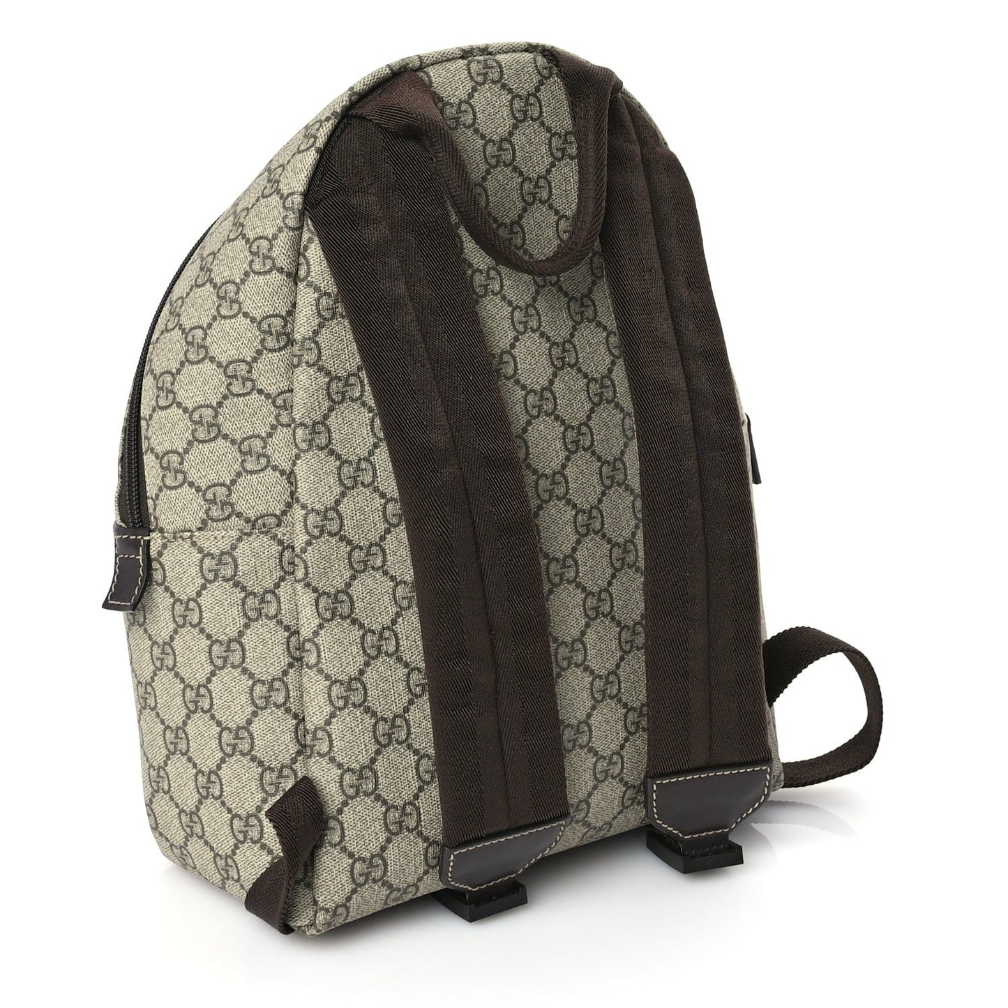 GG Supreme Monogram Margaux Calfskin Childrens Day Backpack Beige Ebony Cocoa Dark Chocolate