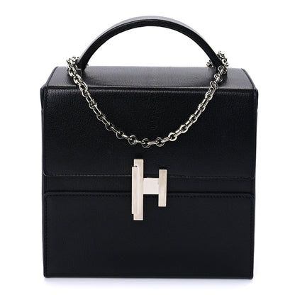 Hermes Epsom Cinhetic Boxy Top Handle Bag  Black 1 of 8
