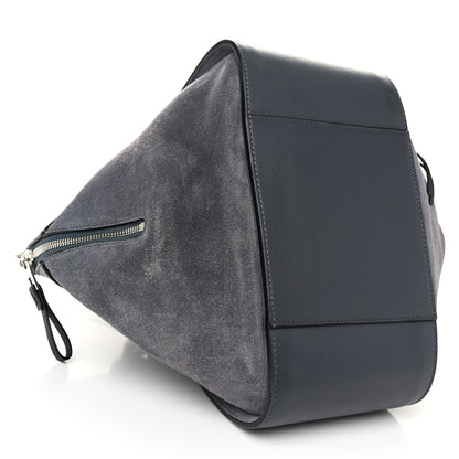 Loewe Calfskin Small Hammock Shoulder Bag Grey Black 4 of 10