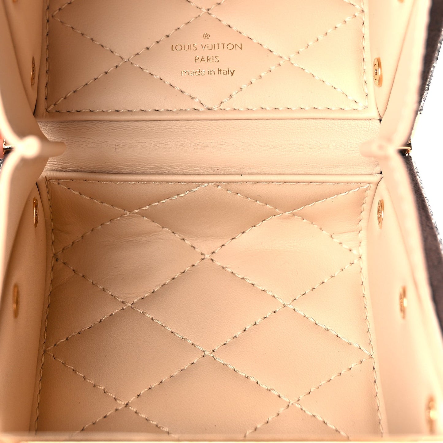 Satin Crystal Monogram Treasure Box