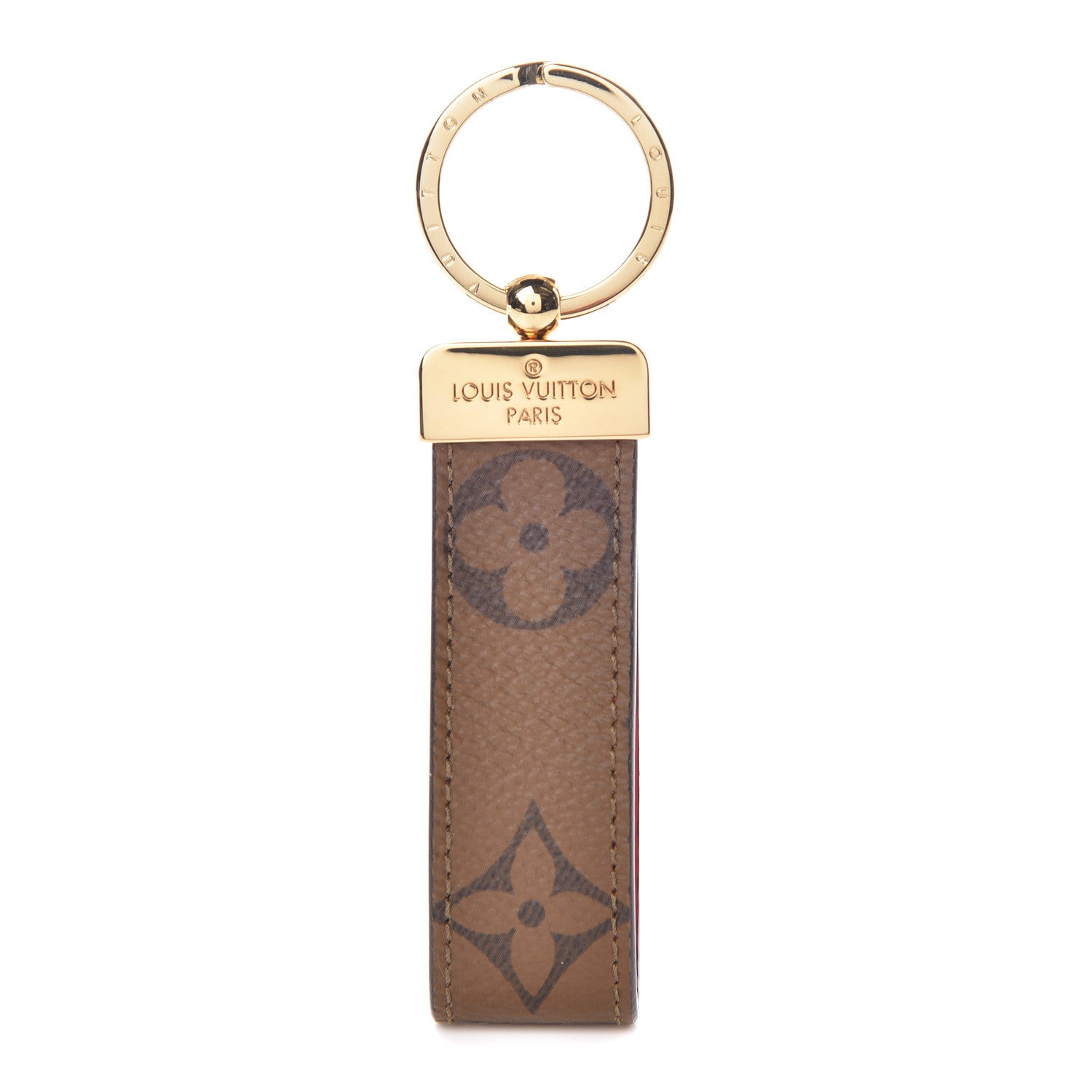 Louis Vuitton Reverse Monogram Dragonne Key Holder 1 of 3