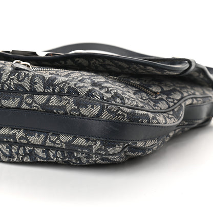 Christian Dior Monogram Flap Messenger Navy Blue 9 of 14