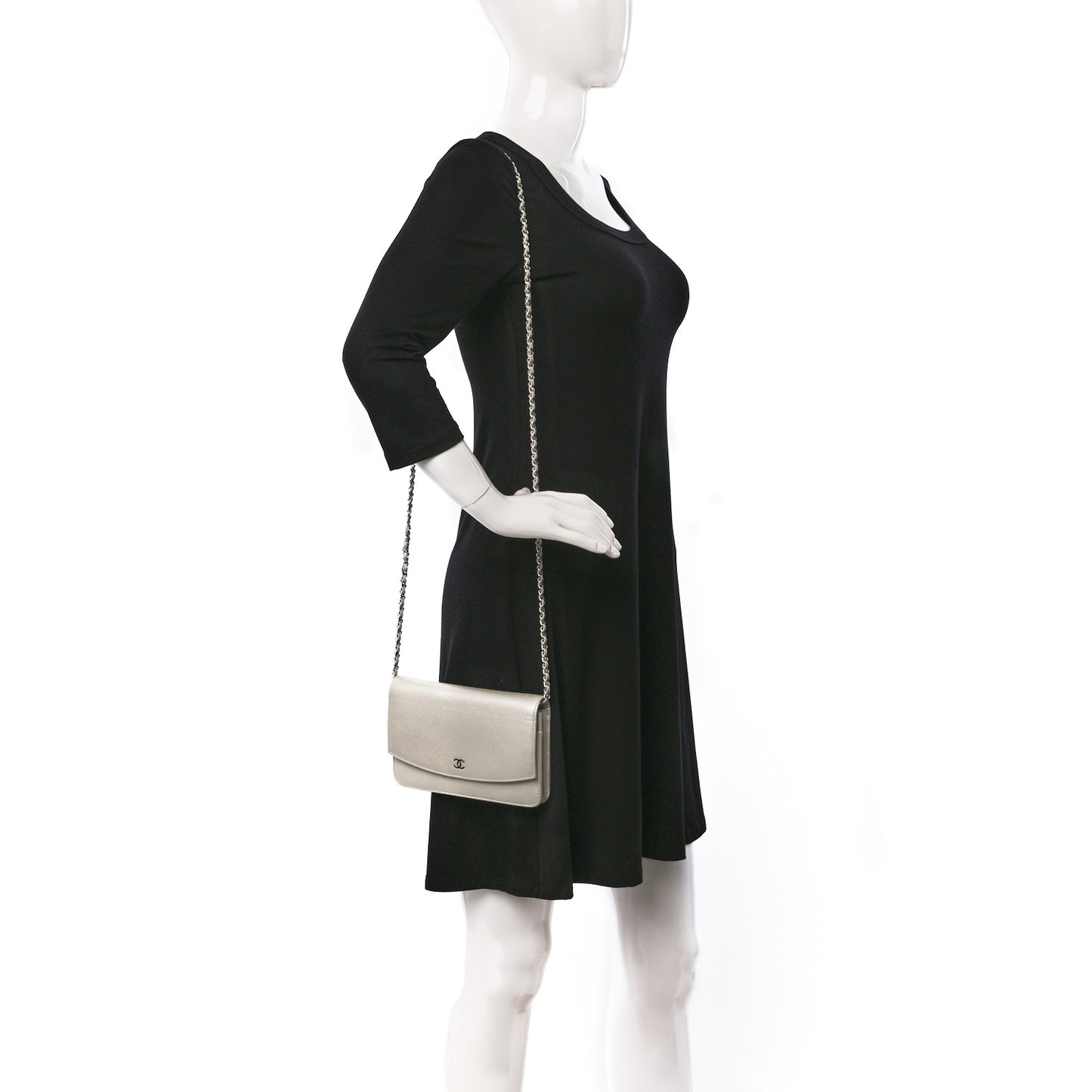 Caviar Sevruga Wallet on Chain WOC Silver