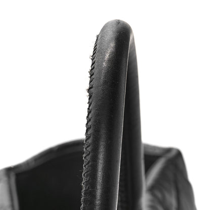 Chanel Aged Calfskin Quilted Large Coco Handle Shopping Tote Black 12 of 12