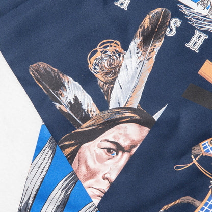 Hermes Silk Carre En Carres Maxi Twilly Marine Klein Brun 3 of 6