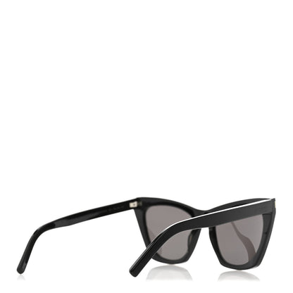 Saint Laurent New Wave SL214 Kate Cat Sunglasses Black 4 of 7
