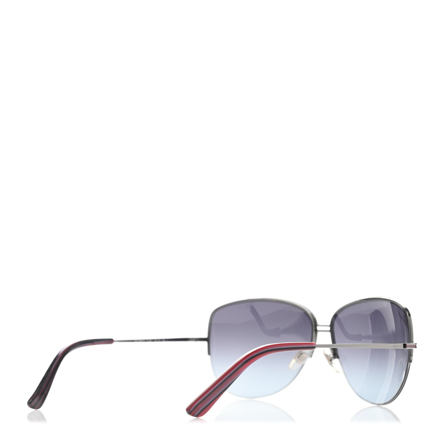 Gucci Metal Aviator Sunglasses GG 2889/S Silver 4 of 4